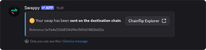 Check the Swap Status